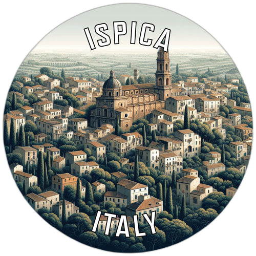 Ispica Italy Souvenir Die Cut Flat Magnet 2-Inch