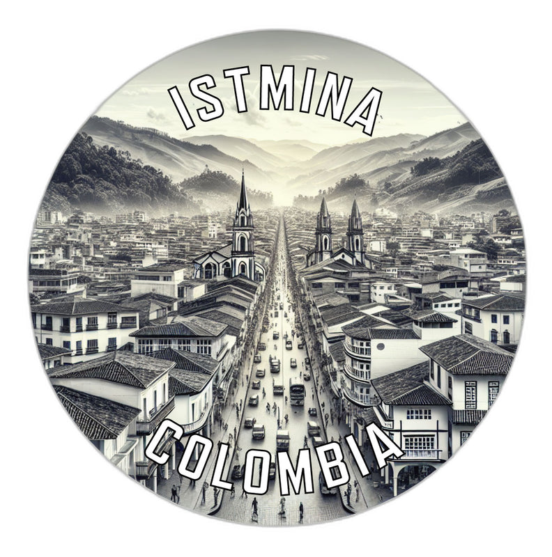 Istmina Colombia Souvenir Die Cut Flat Magnet 2-Inch
