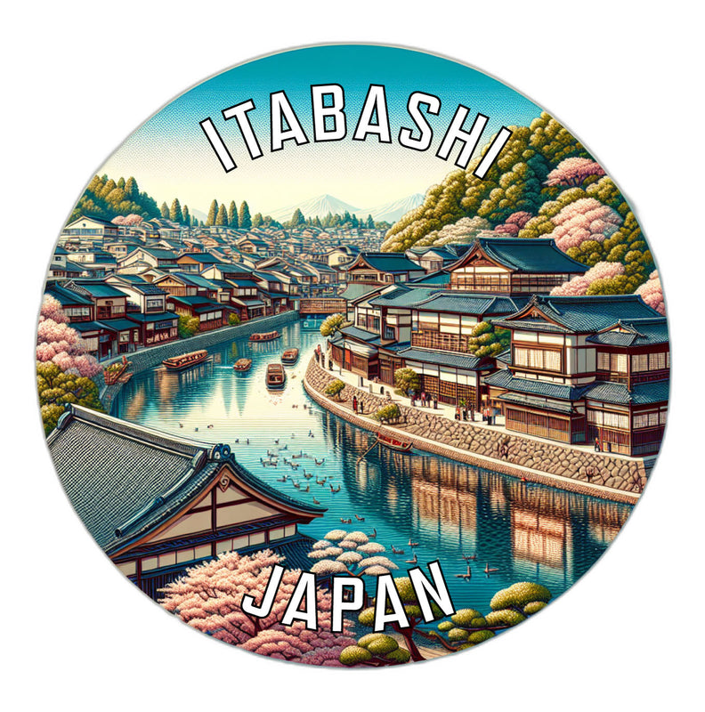 Itabashi Japan Souvenir Vinyl Decal Sticker 2-Inch