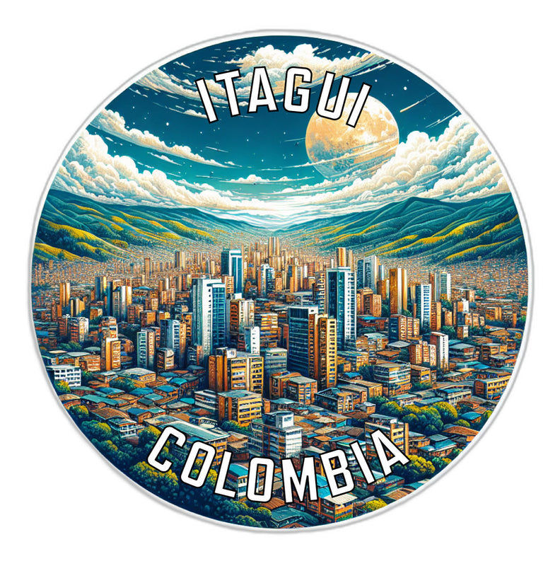 Itagui Colombia Souvenir Vinyl Decal Sticker 2-Inch