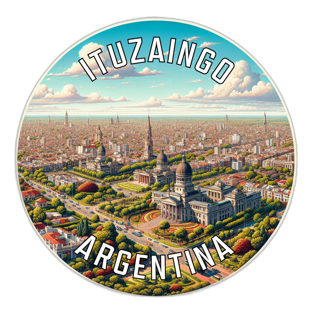 Ituzaingo Argentina Souvenir Die Cut Flat Magnet 2-Inch