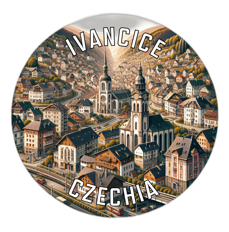 Ivancice Czechia Souvenir Vinyl Decal Sticker 2-Inch