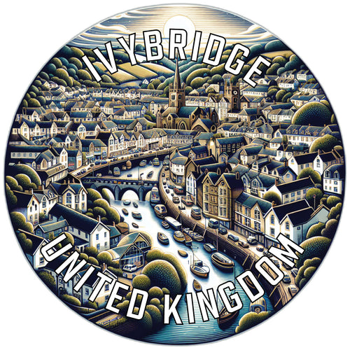 Ivybridge United Kingdom Souvenir Die Cut Flat Magnet 2-Inch