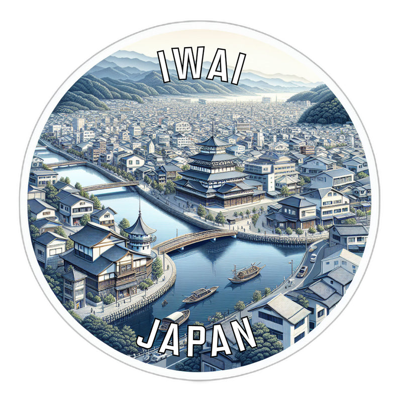 Iwai Japan Souvenir Vinyl Decal Sticker 2-Inch