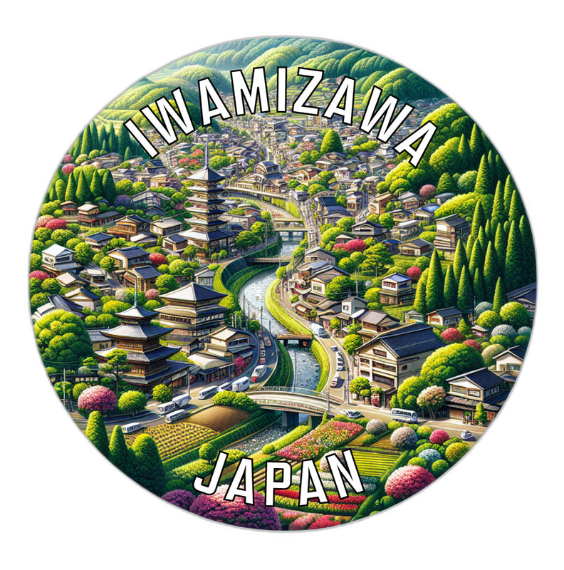 Iwamizawa Japan Souvenir Vinyl Decal Sticker 6-Inch
