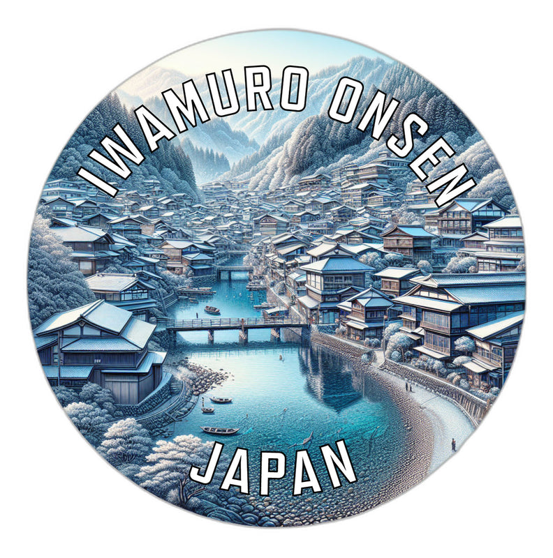 Iwamuro onsen Japan Souvenir Vinyl Decal Sticker 2-Inch