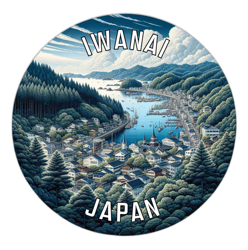 Iwanai Japan Souvenir Vinyl Decal Sticker 6-Inch