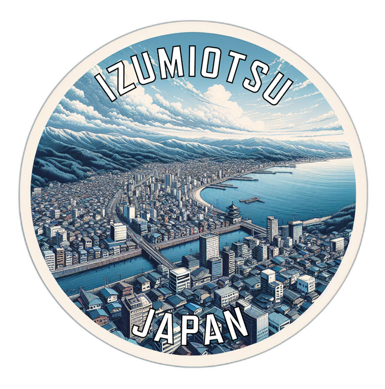 Izumiotsu Japan Souvenir Vinyl Decal Sticker 6-Inch