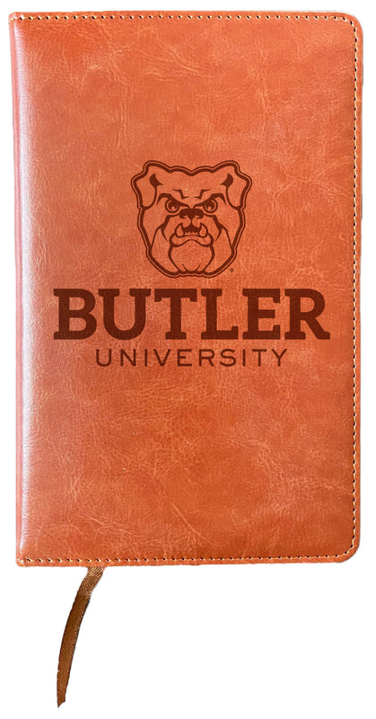 Butler Bulldogs Engraved 8" x 5" Leather Journal Officially Licensed Collegiate Product Single