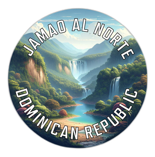 Jamao al Norte Dominican Republic Souvenir Vinyl Decal Sticker 2-Inch