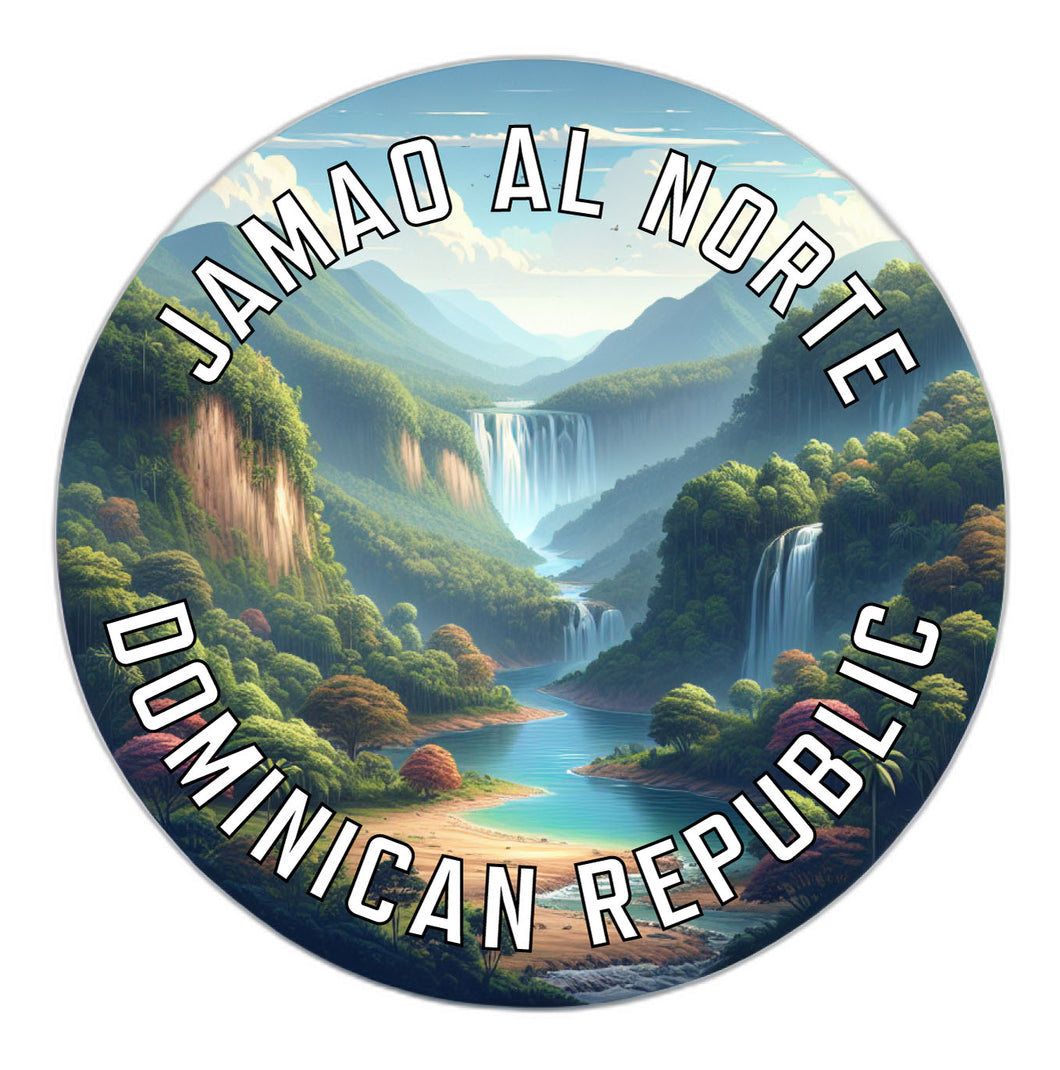 Jamao al Norte Dominican Republic Souvenir Vinyl Decal Sticker 2-Inch