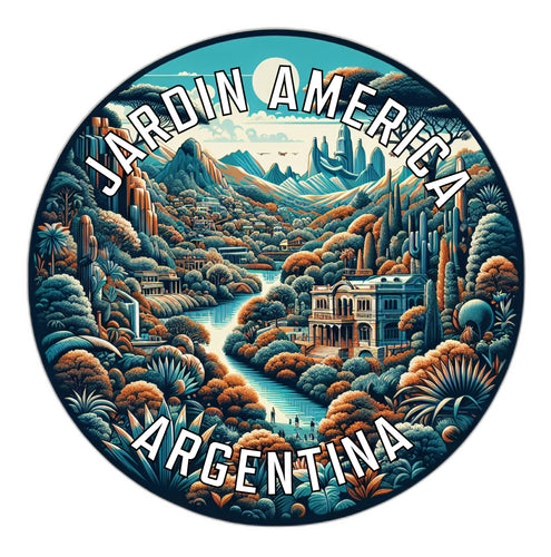 Jardin America Argentina Souvenir Die Cut Flat Magnet 6-Inch