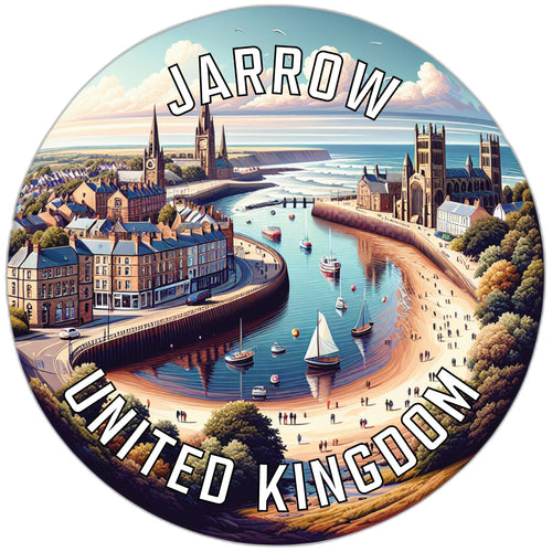 Jarrow United Kingdom Souvenir Die Cut Flat Magnet 2-Inch