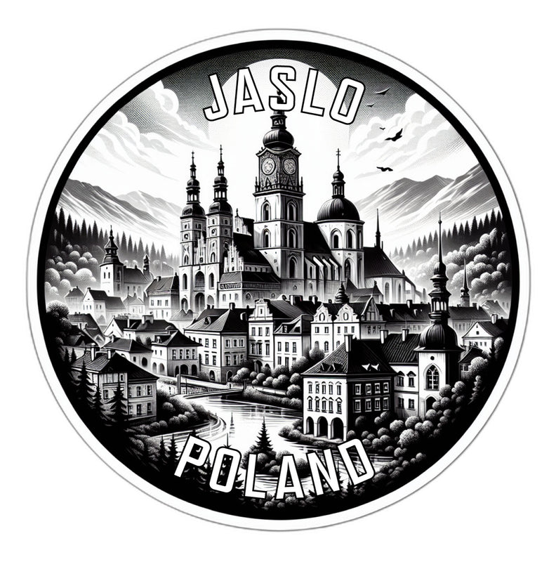 Jaslo Poland Souvenir Vinyl Decal Sticker 6-Inch