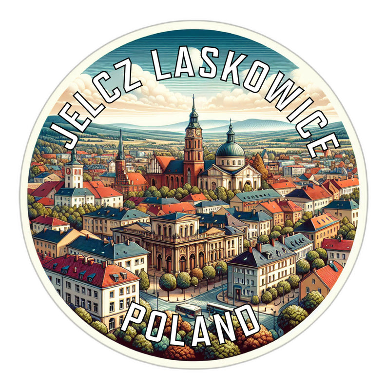 Jelcz Laskowice Poland Souvenir Die Cut Flat Magnet 6-Inch