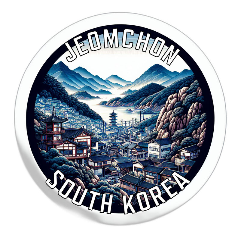 Jeomchon Korea South Souvenir Vinyl Decal Sticker 6-Inch