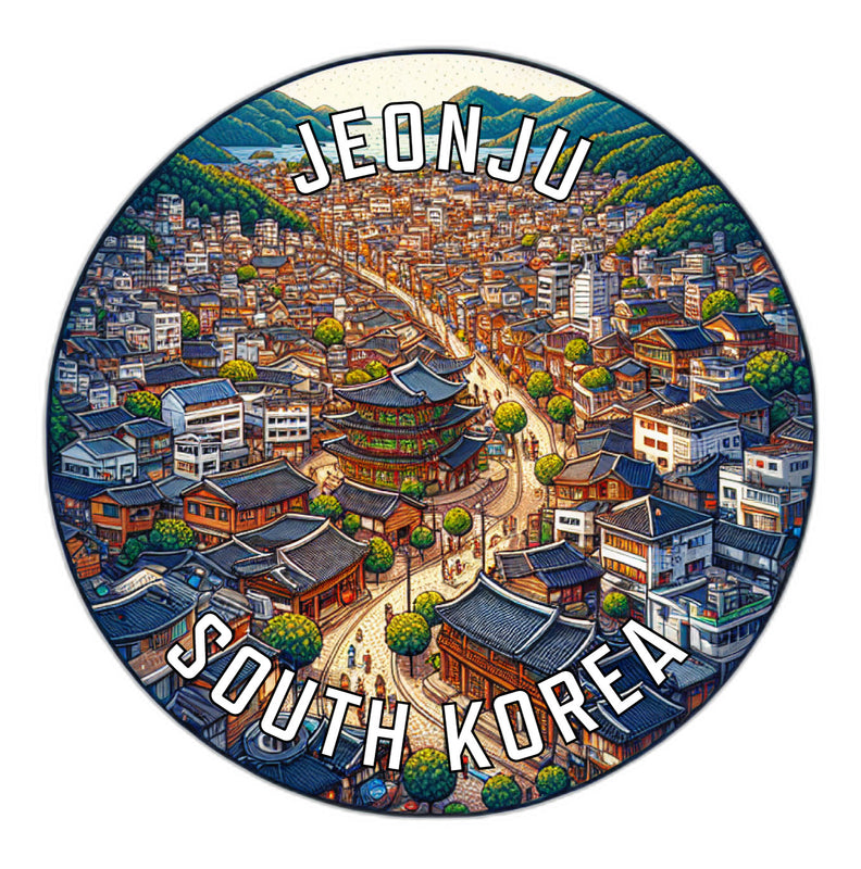 Jeonju Korea South Souvenir Vinyl Decal Sticker 2-Inch