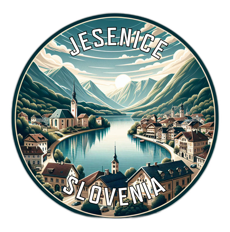 Jesenice Slovenia Souvenir Die Cut Flat Magnet 2-Inch
