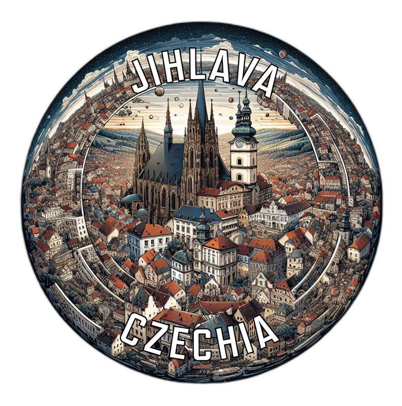 Jihlava Czechia Souvenir Vinyl Decal Sticker 6-Inch