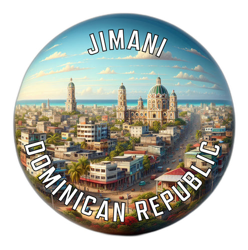 Jimani Dominican Republic Souvenir Vinyl Decal Sticker 6-Inch