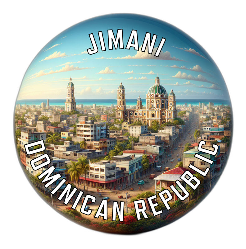 Jimani Dominican Republic Souvenir Vinyl Decal Sticker 6-Inch