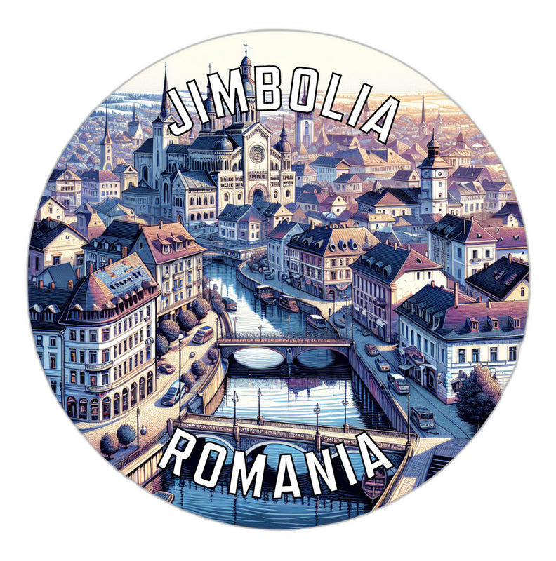 Jimbolia Romania Souvenir Vinyl Decal Sticker 6-Inch