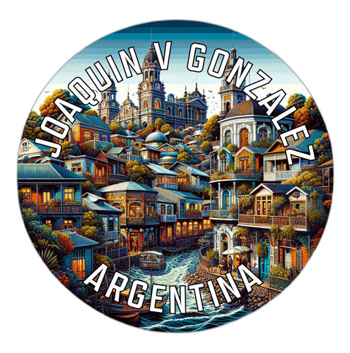 Joaquin V Gonzalez Argentina Souvenir Die Cut Flat Magnet 2-Inch