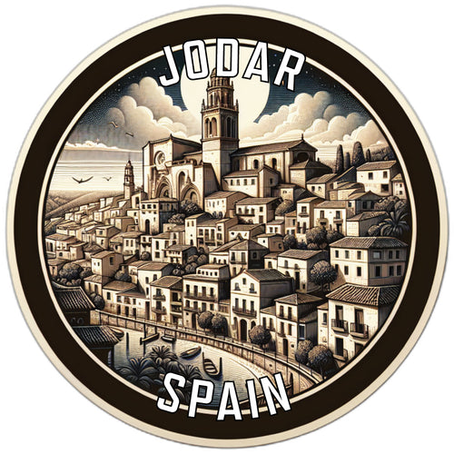 Jodar Spain Souvenir Die Cut Flat Magnet 2-Inch