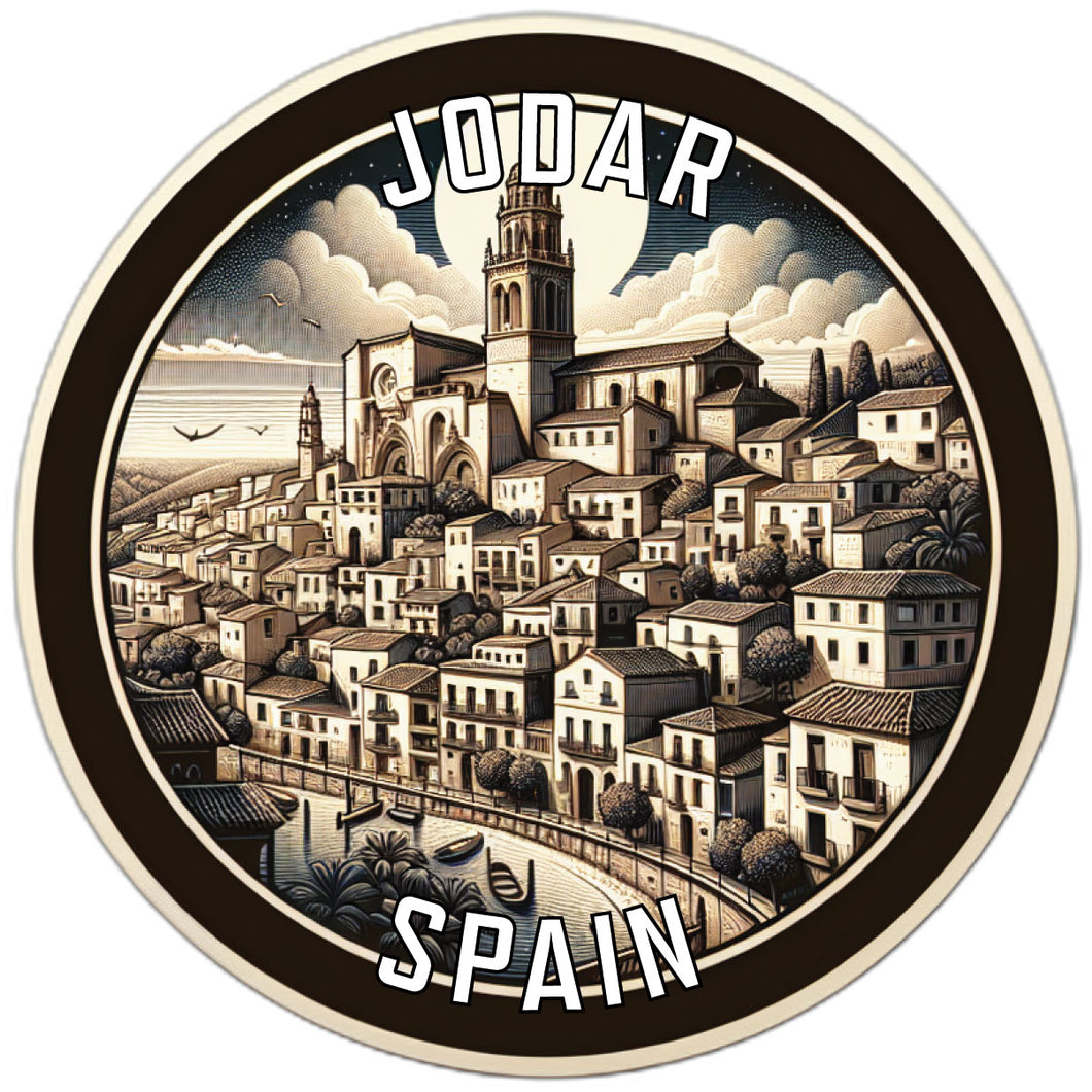 Jodar Spain Souvenir Die Cut Flat Magnet 2-Inch