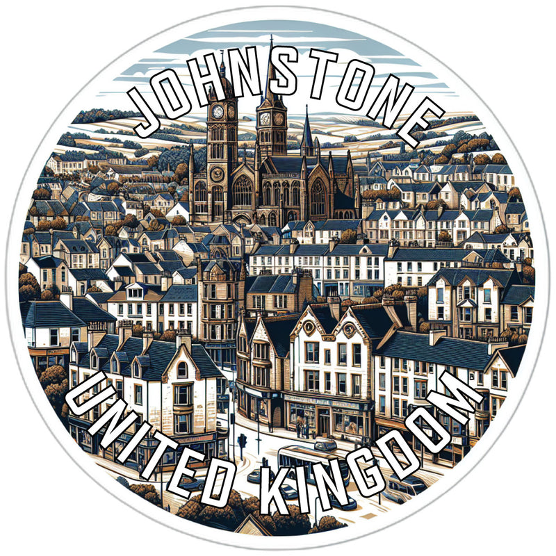 Johnstone United Kingdom Souvenir Die Cut Flat Magnet 6-Inch