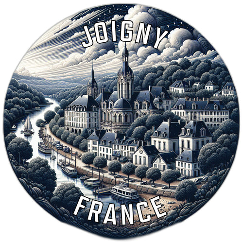 Joigny France Souvenir Die Cut Flat Magnet 2-Inch