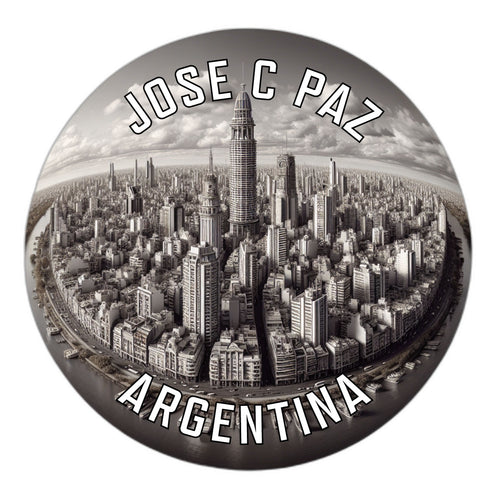Jose C Paz Argentina Souvenir Die Cut Flat Magnet 6-Inch