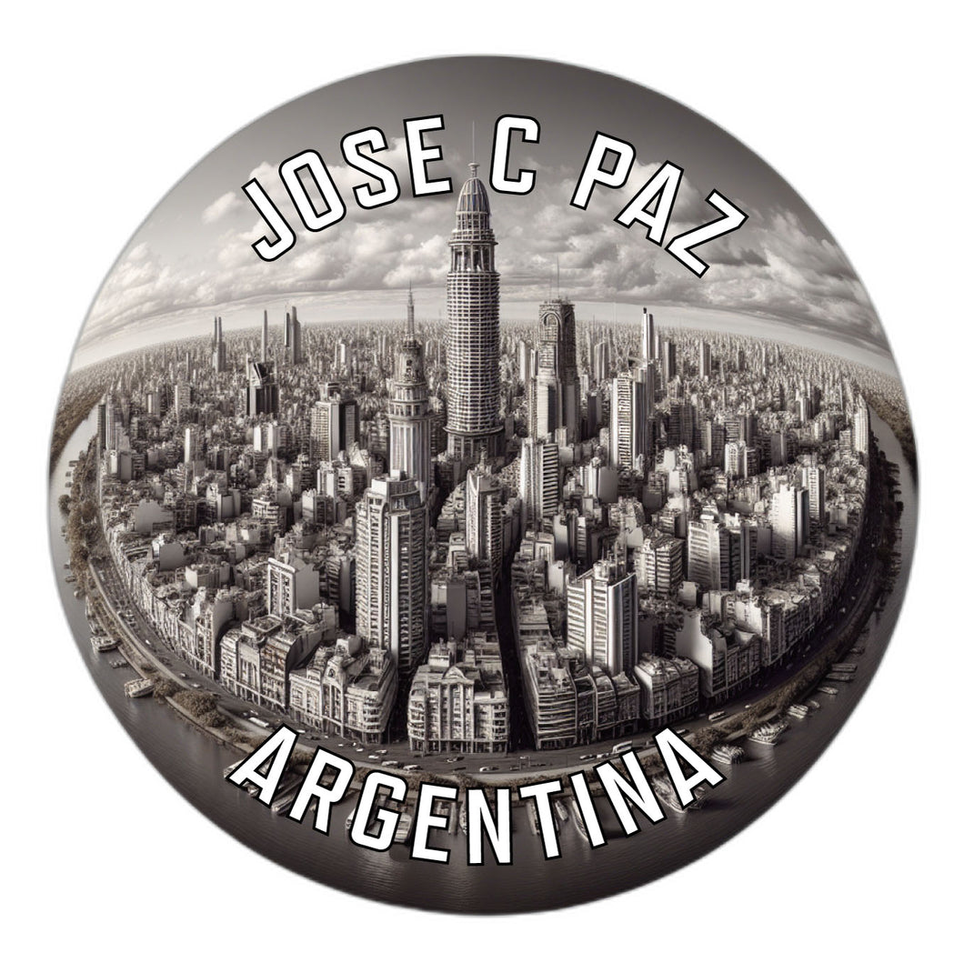 Jose C Paz Argentina Souvenir Die Cut Flat Magnet 6-Inch