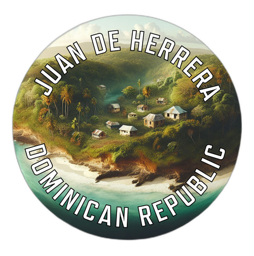 Juan de Herrera Dominican Republic Souvenir Vinyl Decal Sticker 2-Inch