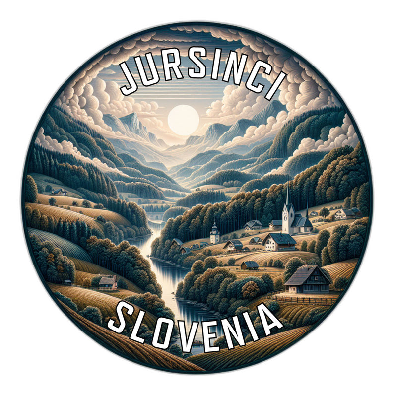 Jursinci Slovenia Souvenir Vinyl Decal Sticker 2-Inch
