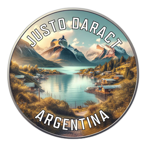 Justo Daract Argentina Souvenir Die Cut Flat Magnet 2-Inch