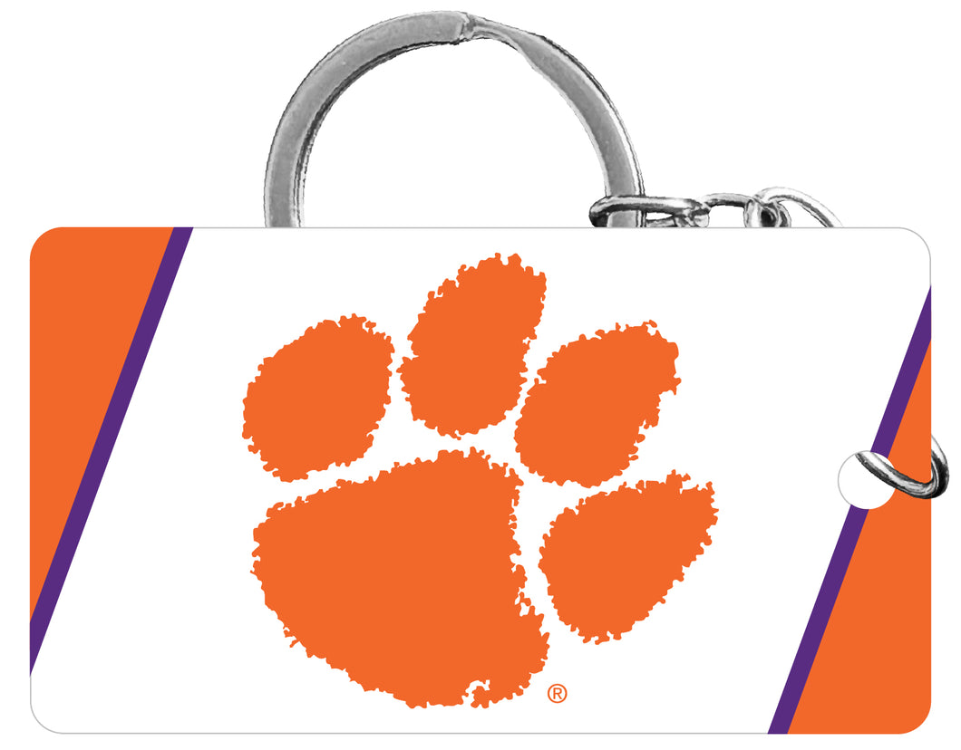 Clemson Tigers Acrylic Keychain 1.5