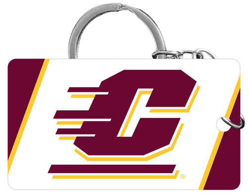 Central Michigan University Acrylic Keychain 1.5
