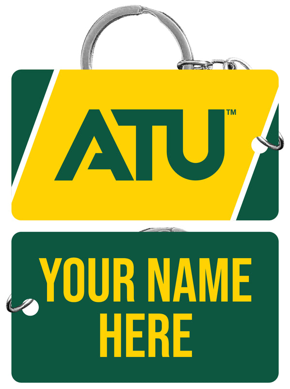 Arkansas Tech University Customizable Acrylic Keychain 1.5" x 2.75" Officially Licensed
