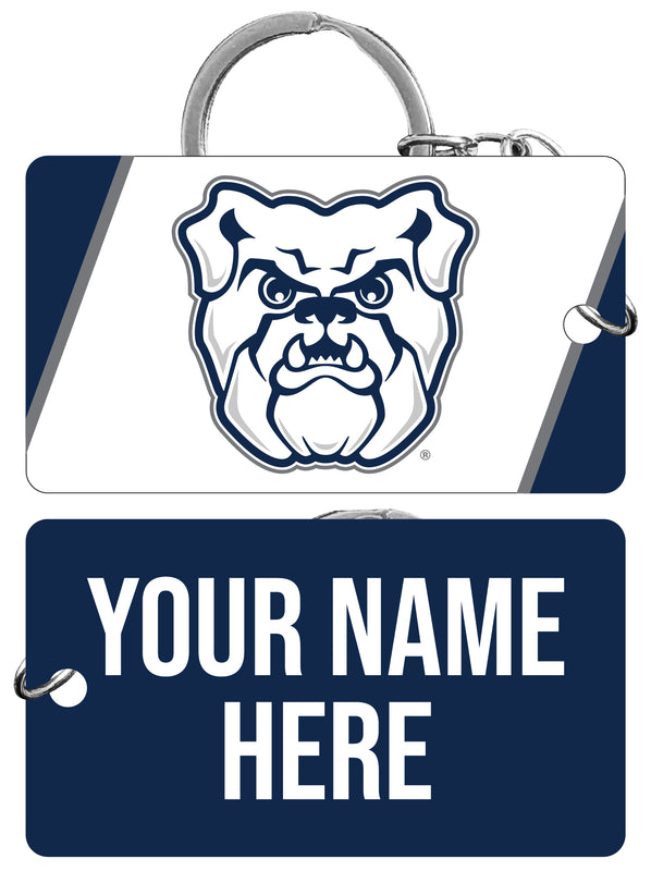 Butler Bulldogs Customizable Acrylic Keychain 1.5" x 2.75" Officially Licensed