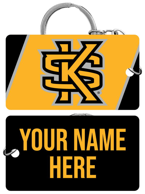 Kennesaw State University Customizable Acrylic Keychain 1.5" x 2.75" Officially Licensed