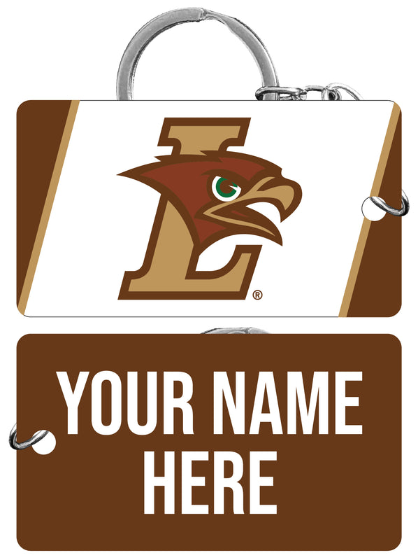 Lehigh University Mountain Hawks Customizable Acrylic Keychain 1.5" x 2.75" Officially Licensed