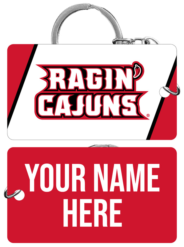 Louisiana at Lafayette Customizable Acrylic Keychain 1.5" x 2.75" Officially Licensed