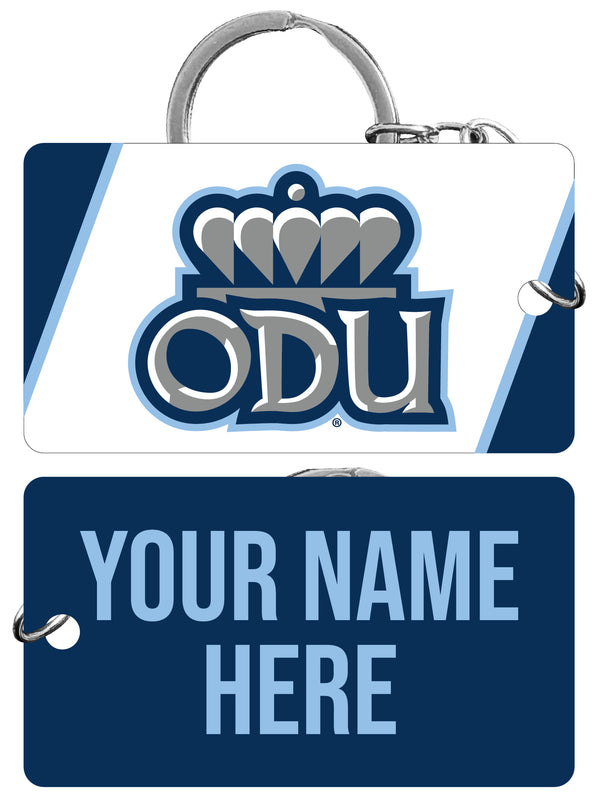 Old Dominion Monarchs Customizable Acrylic Keychain 1.5" x 2.75" Officially Licensed
