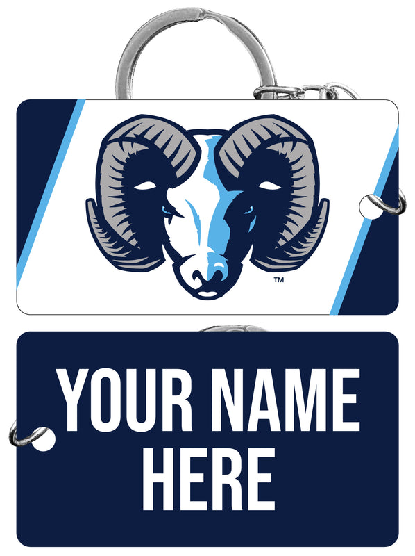 Rhode Island University Customizable Acrylic Keychain 1.5" x 2.75" Officially Licensed