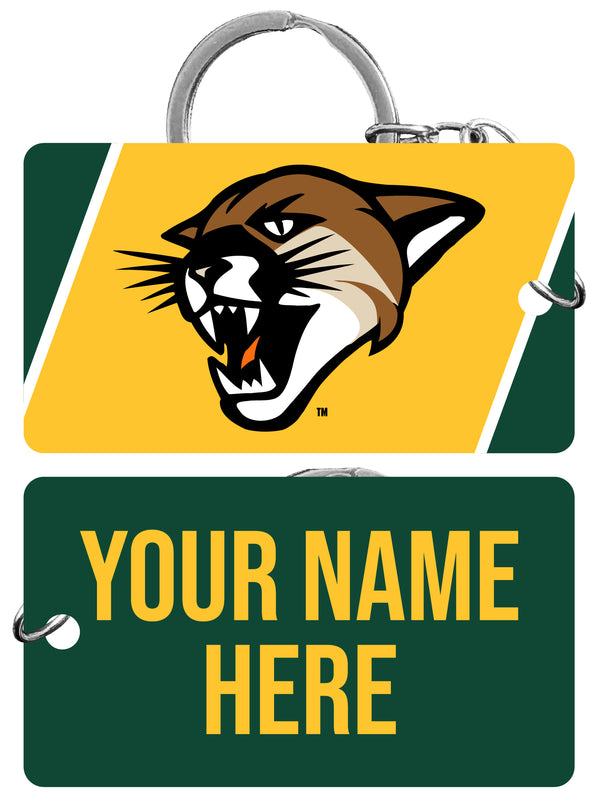 Vermont Catamounts Customizable Acrylic Keychain 1.5" x 2.75" Officially Licensed