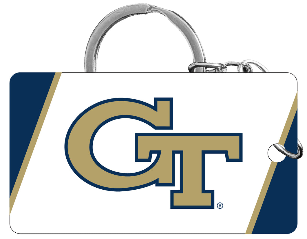 Georgia Tech Yellow Jackets Acrylic Keychain 1.5