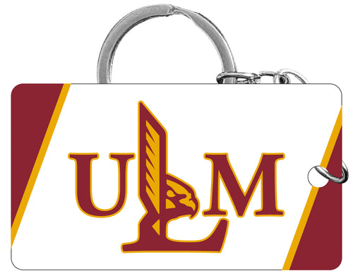 University of Louisiana Monroe Acrylic Keychain 1.5