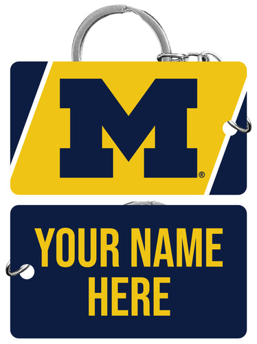 Michigan Wolverines Customizable Acrylic Keychain 1.5