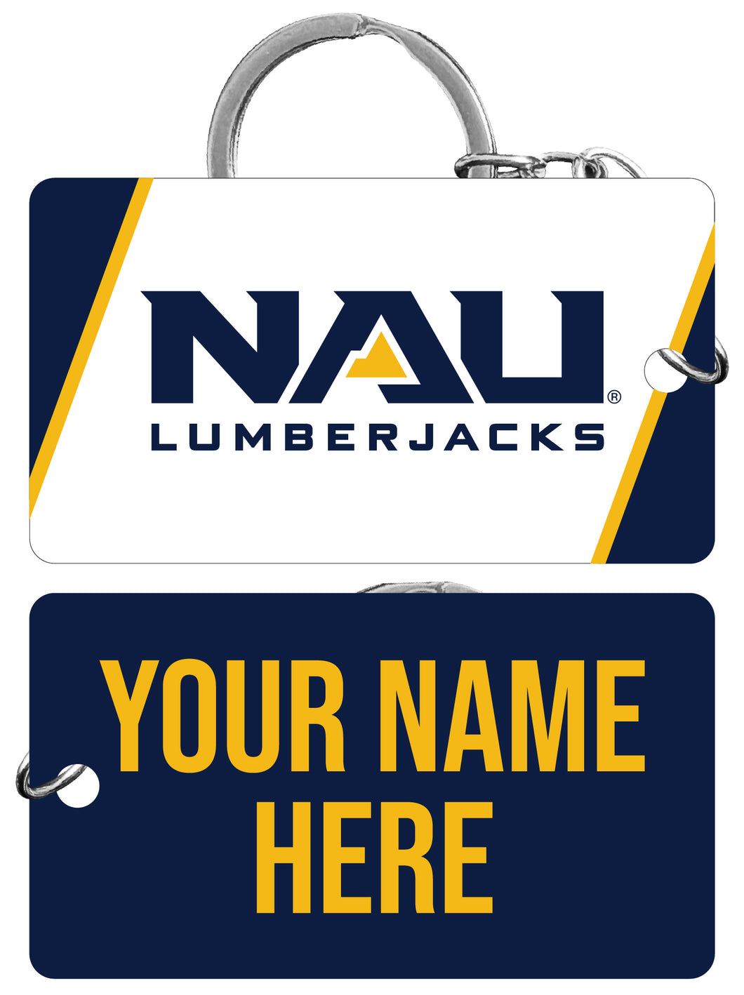 Northern Arizona University Customizable Acrylic Keychain 1.5